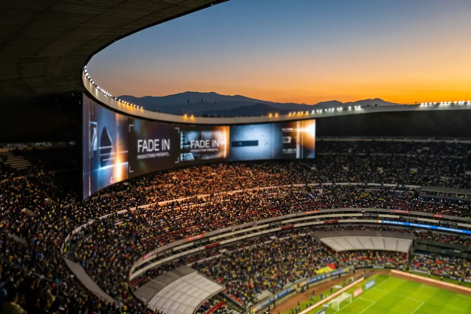 Estadio Azteca a Città del Messico, sede della partita inaugurale dei Mondiali 2026