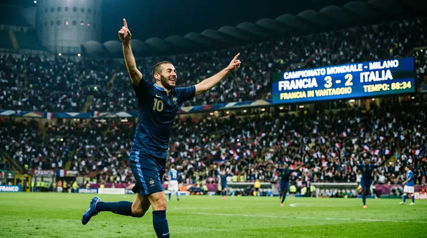 Kylian Mbappé festeggia nel giorno della 100ª presenza con la Francia ai Mondiali 2026